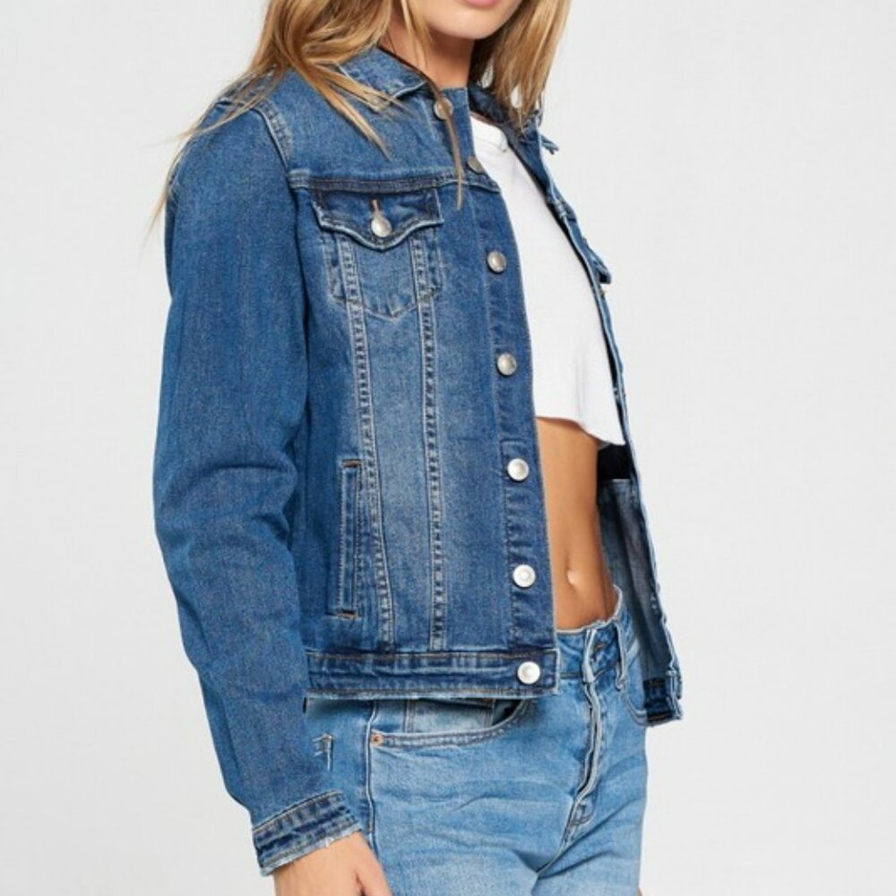 Denim Jacket - Dark Wash